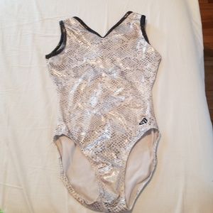 Silver leotard